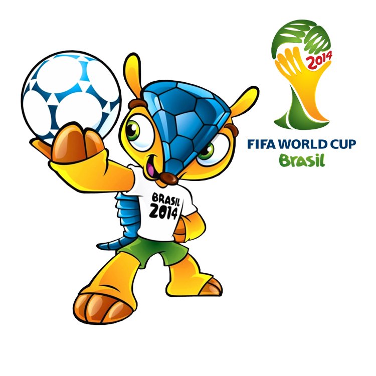Fuleco - Mascote Copa do Mundo - Brasil-2014